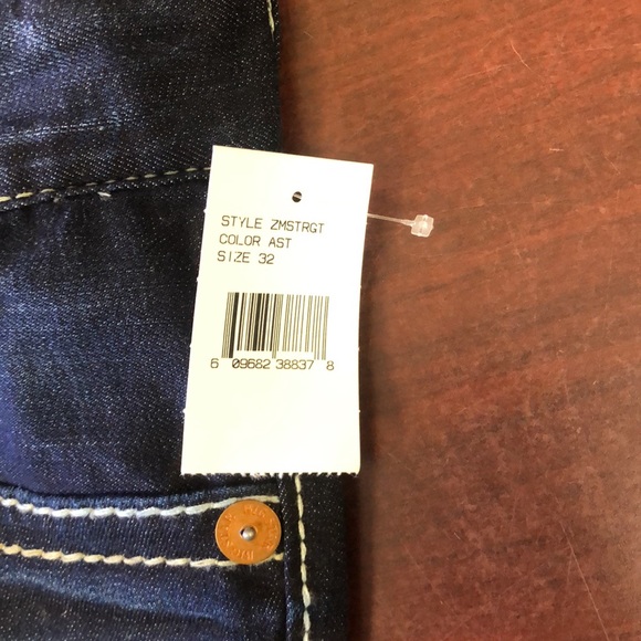 NWT Big Star Union Vintage Jeans, Thick Stitch Embroidered - Picture 11 of 12
